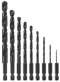 Impact Tough™ Black Oxide Drill Bit Sets