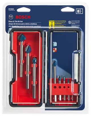 8 pc. Glass and Tile Bit Set_GT3000_PKG