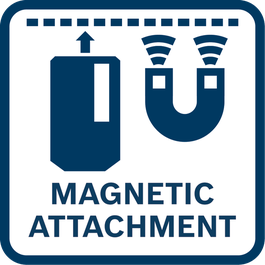 Easy attachment due to magnets on top of the receiver.