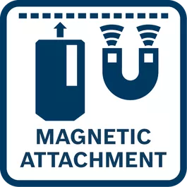 Easy attachment due to magnets on top of the receiver.