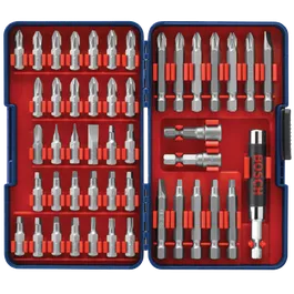 Set d’embouts de vissage à queue six pans en acier HCS