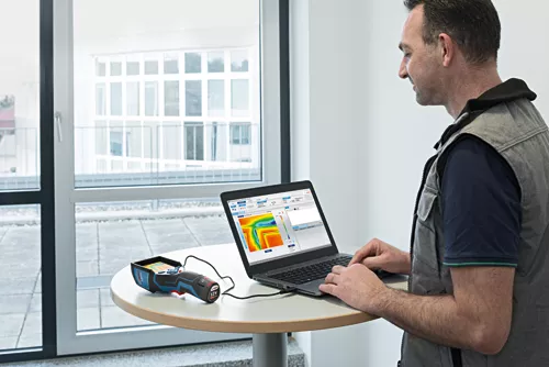 12V Max Connected Thermal Camera-GTC400C-Transfer to Laptop