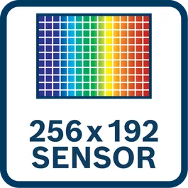 Infrared sensor: 256 x 192 pixels