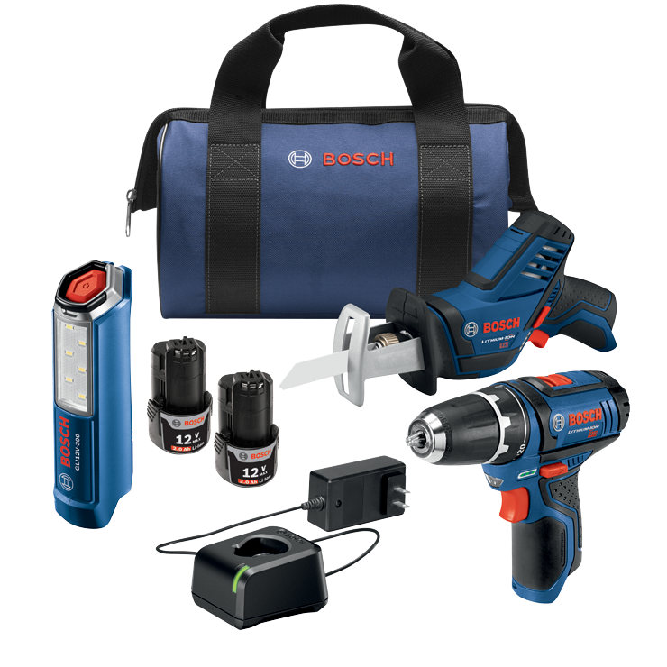 Bosch-12V-Max-3-Tool-Combo-Kit-with-3-8-Inch-Drill-Driver-Pocket-Reciprocating-Saw-LED Worklight-GXL12V-310B22