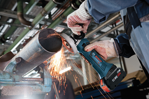 cordless-grinder-18v-bosch-GWS18V-45B14A-grinding