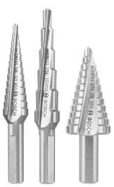 High-Speed Steel Turbo Step Drill Bit Sets