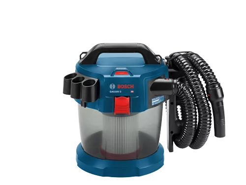 18V 2.6-Gallon Wet/Dry Vacuum Cleaner with HEPA Filter GAS18V-3 Profile-Hose