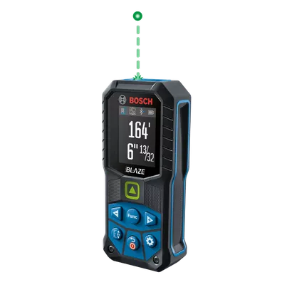 laser-distance-measure-Blaze-bosxh-GLM165-27CG-front-on-laser-rna-dyn