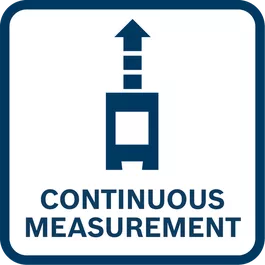 Immediately provides accurate measurement that automatically adjusts closer to or farther from the target.