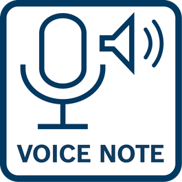 Integrated microphone and speaker for recording voice notes.