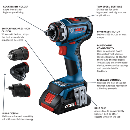 GSR18V-800FCB24 18V Drill/Drivers