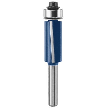 Carbide Tipped Double Flute Flush and Bevel Laminate Trim Bits