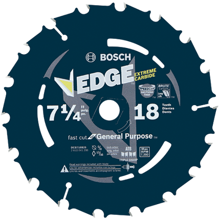 Edge General Purpose Circular Saw Blades Bosch Professional