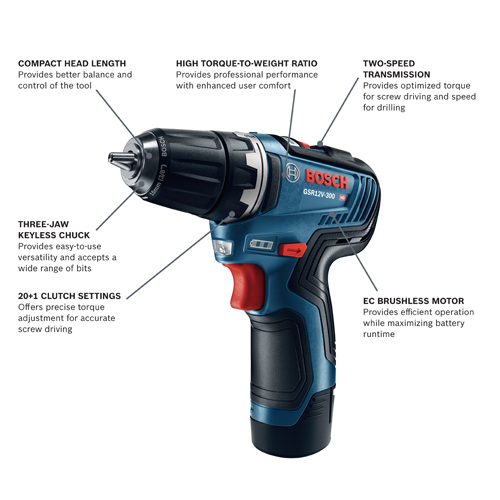 Bosch easy deals drill 12v