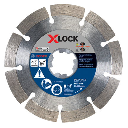 X LOCK Diamond Blades Bosch Professional