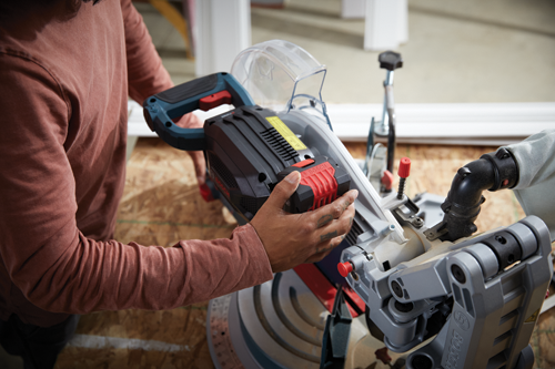 Bosch 12-In Dual-Bevel Slide Miter Saw, 18V (Bosch GCM18V-12SDN)