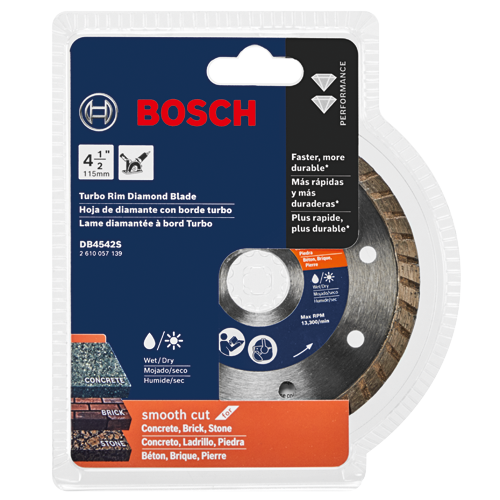 Standard Turbo Rim Diamond Abrasive Blades - Bosch Professional