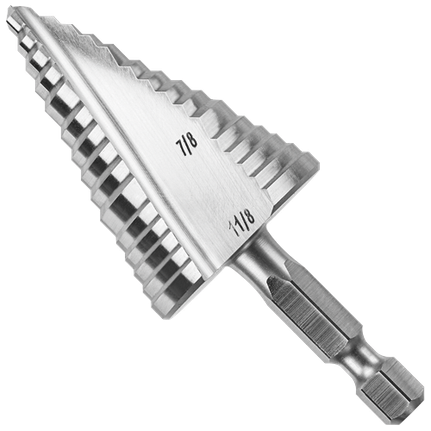 Step-Drill Bit- 4241 High Speed Steel Bits Cut Faster, Stay Cooler and Last  Longer- Sizes 1/4 to 1 3/8