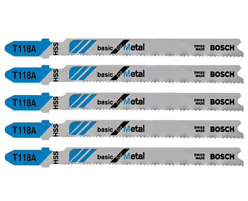 T-Shank Jig Saw Blades Basic for Metal - Bosch Professional