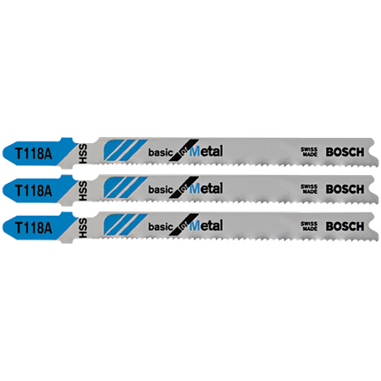 T-Shank Jig Saw Blades Basic for Metal - Bosch Professional