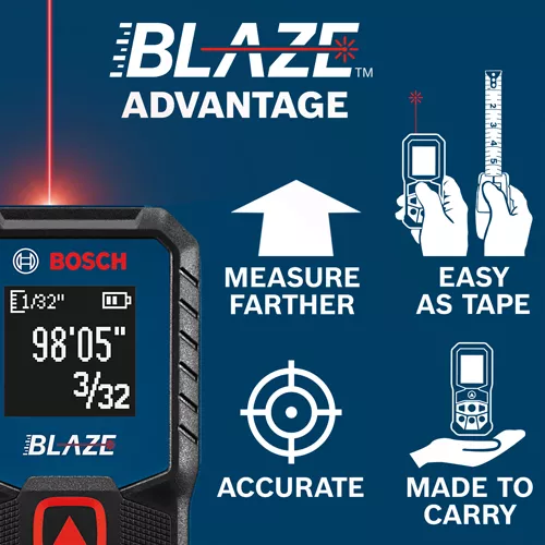 Metro Laser Bosch Blazer Glm100-23 De 30m/100pies
